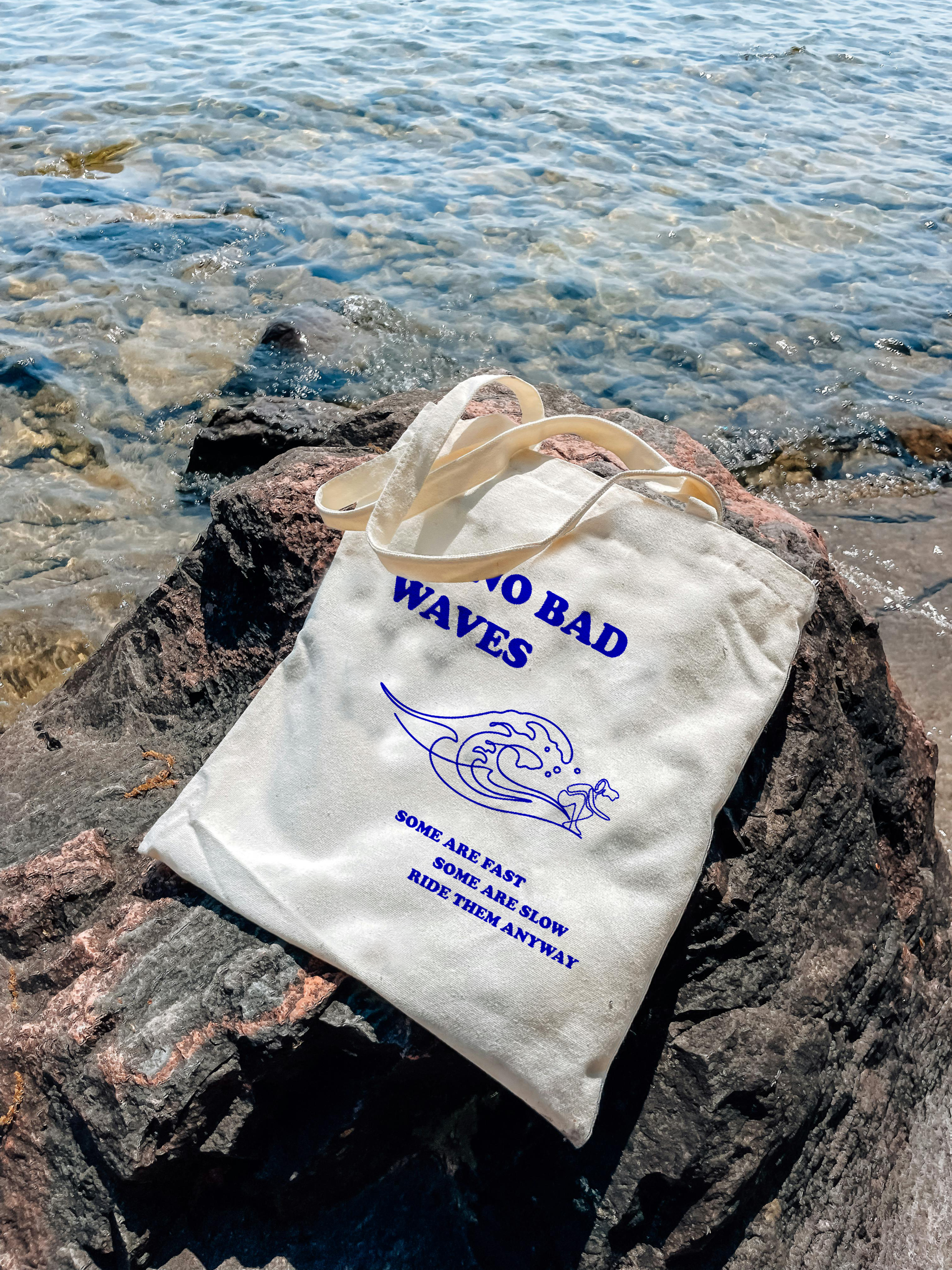 Waves Tote Bag